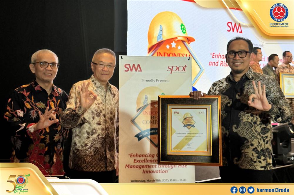 Indocement Raih Penghargaan Indonesia Best Companies in HSE Implementation 2025